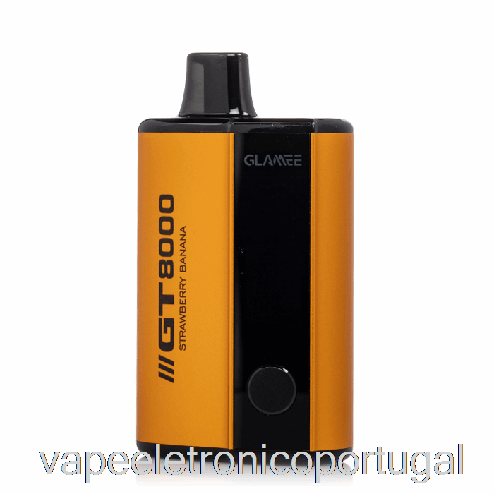 Vape Eletrônico Glamee Gt8000 Descartável Morango Banana